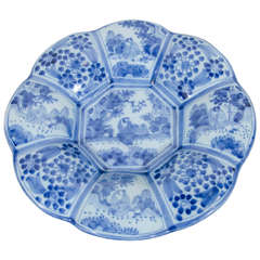 17th Century Blue and White German Delft Charger