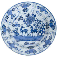 Lovely Dutch Delft Blue and White Charger