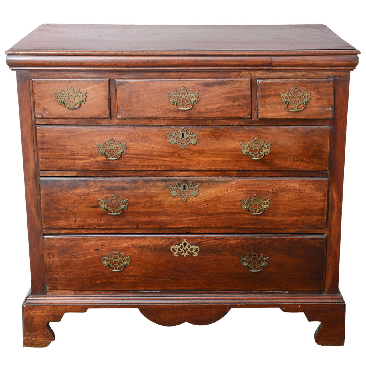 Great 19th Century American Mahogany Chest of Drawers