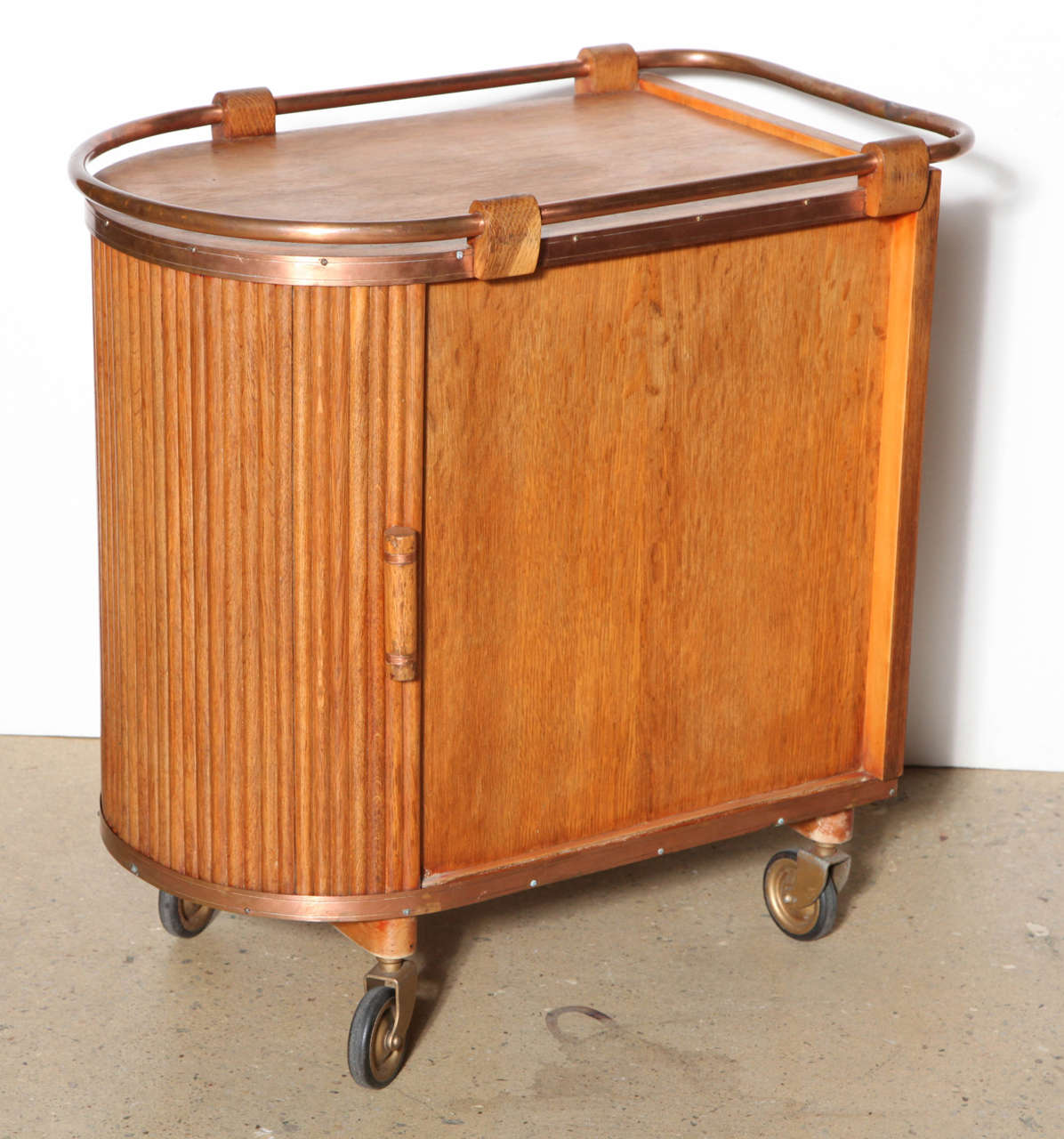 rolling Art Deco Bar Cart at 1stDibs moon bar cart