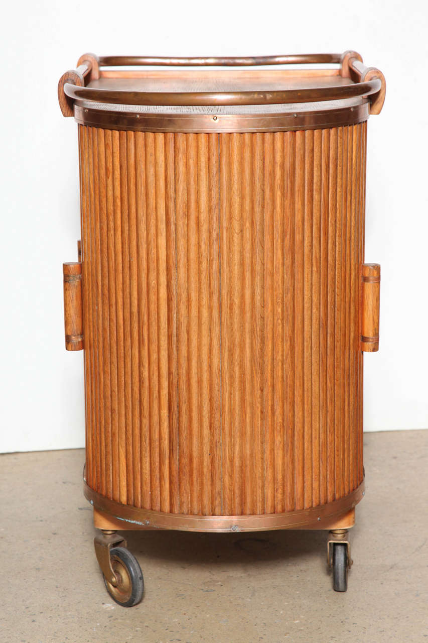 rolling Art Deco Bar Cart at 1stDibs moon bar cart