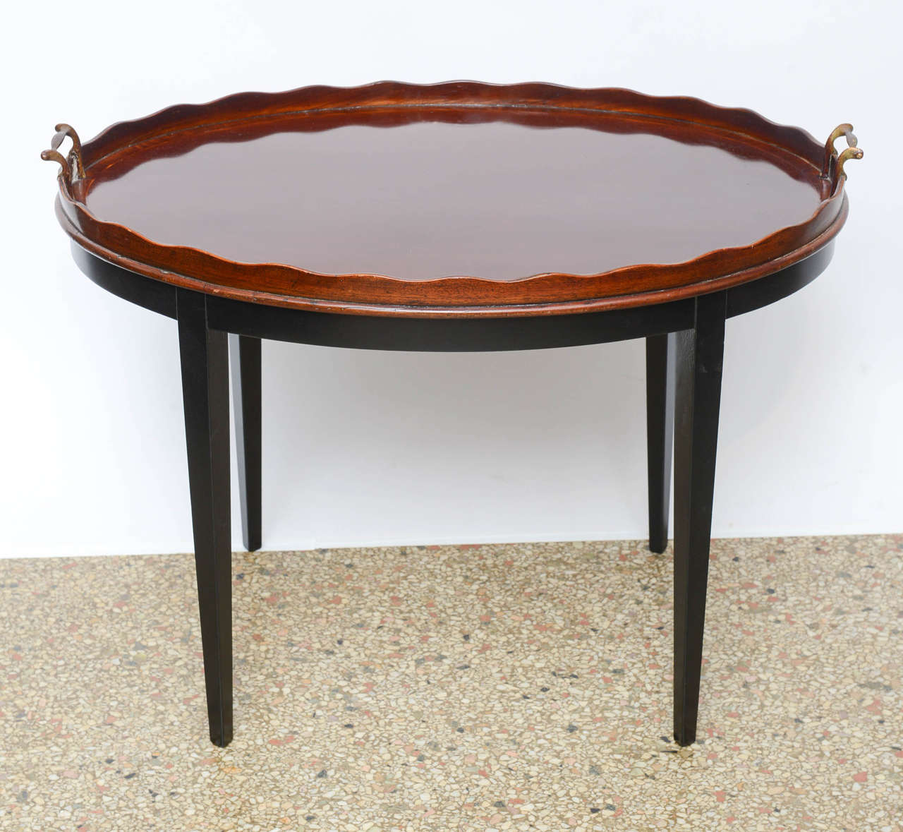British Regency Style English CocktailTray Top Table