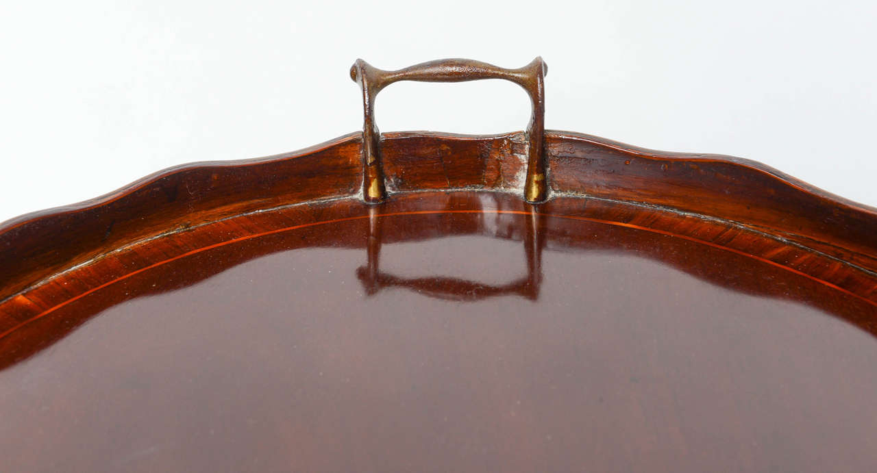 20th Century Regency Style English CocktailTray Top Table