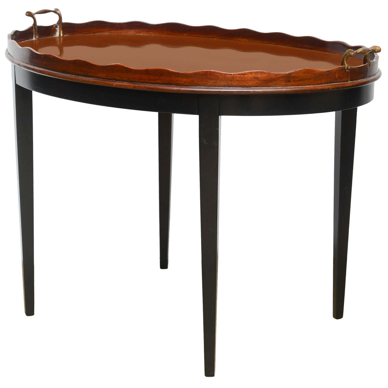 Regency Style English CocktailTray Top Table