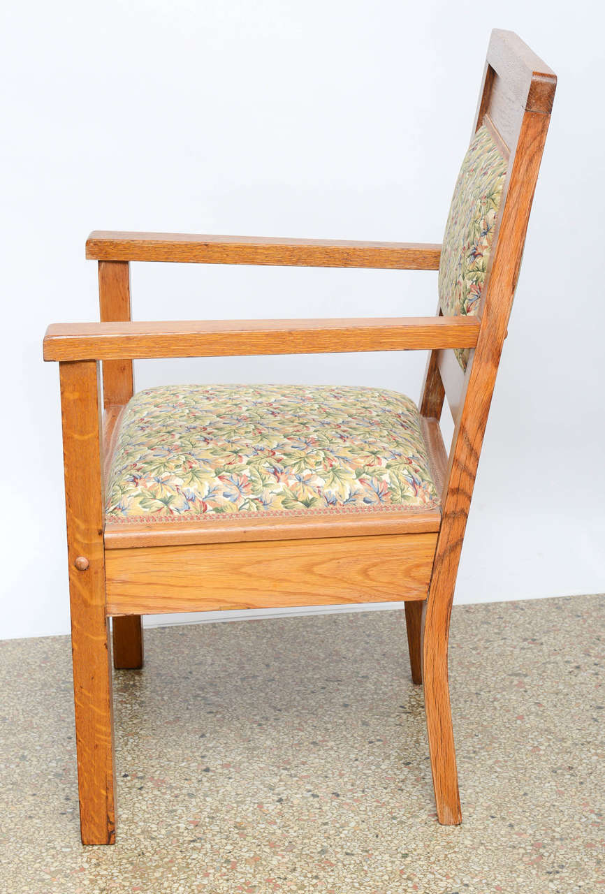 20th Century Set of 24 Matching Arts & Crafts or Mission Armchairs, circa 1915 For Sale