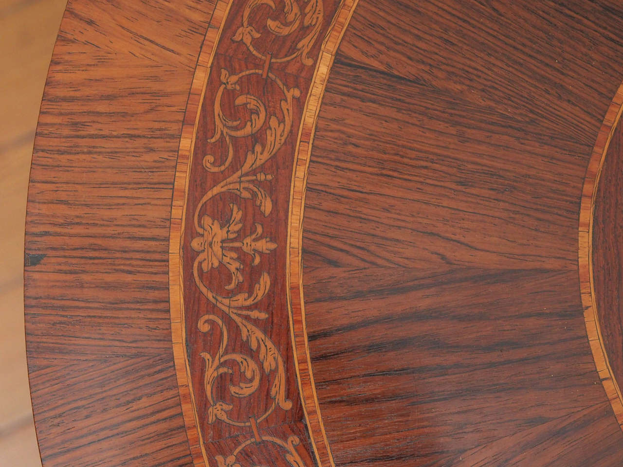 19th Century Italian Directoire Marquetry Table For Sale