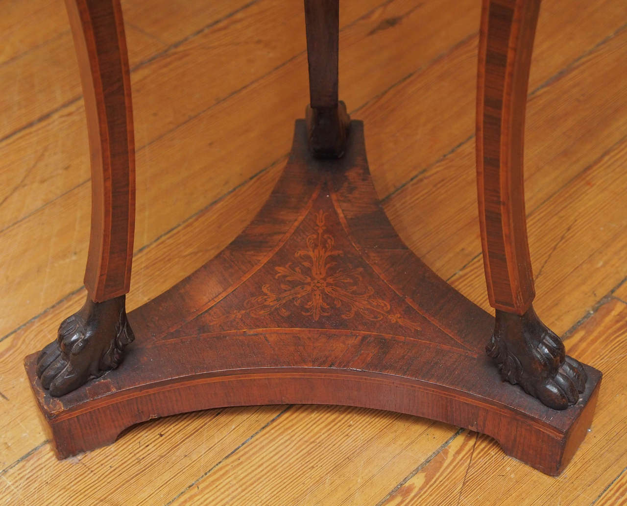Italian Directoire Marquetry Table For Sale 2
