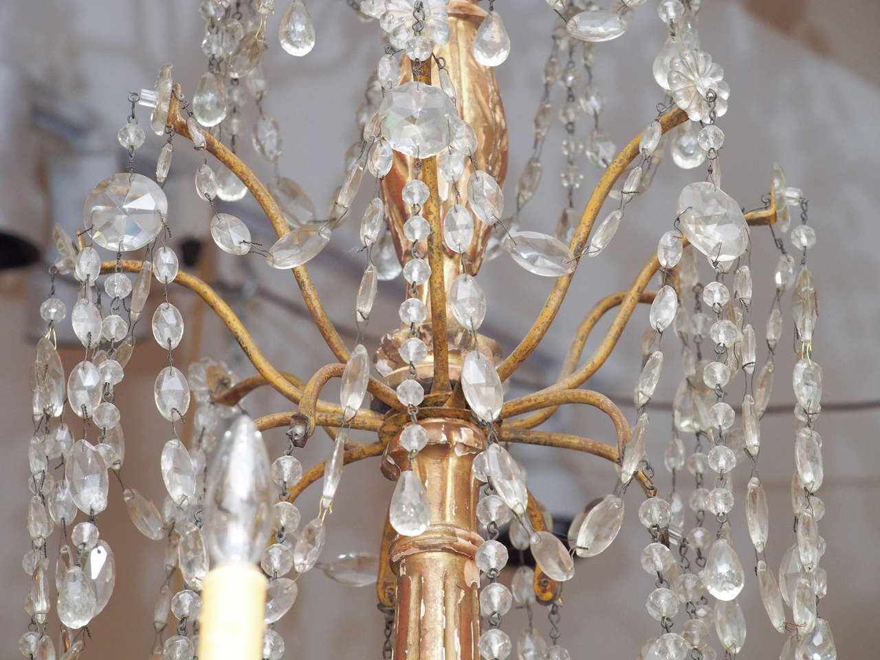 Pair of Genovese Festival Chandeliers In Good Condition In Natchez, MS