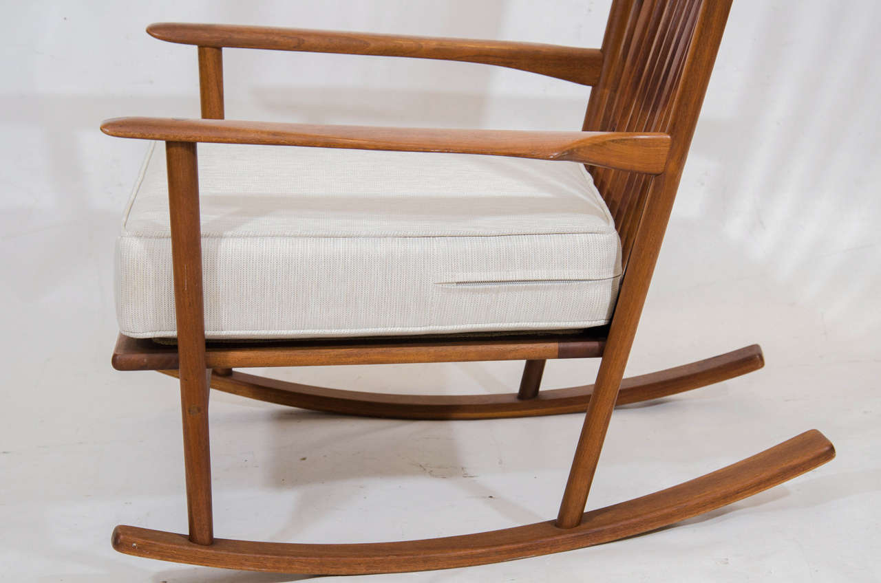 Mid-20th Century Rocking Chair by Hans Olsen