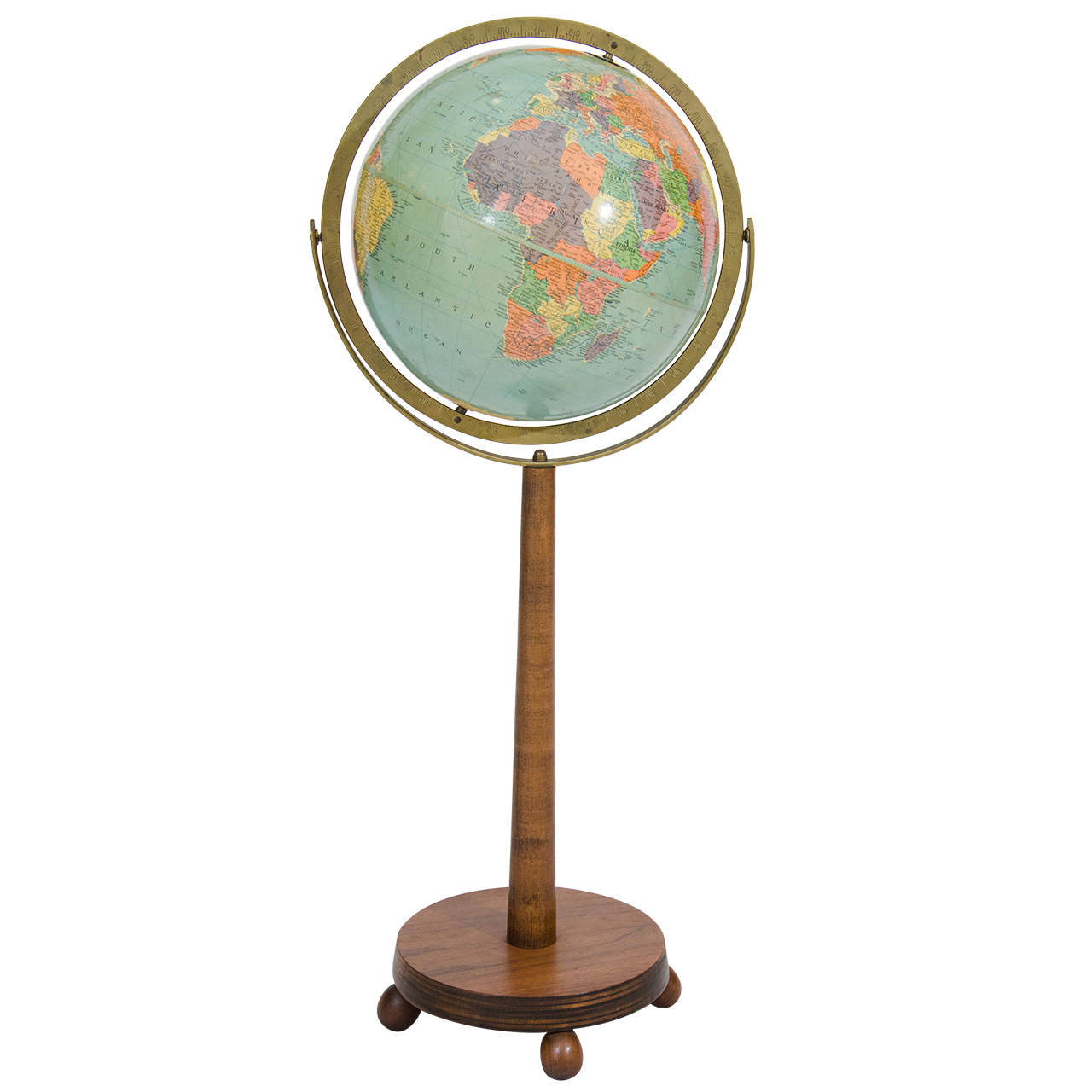Replogle World Globe on Modernist Stand