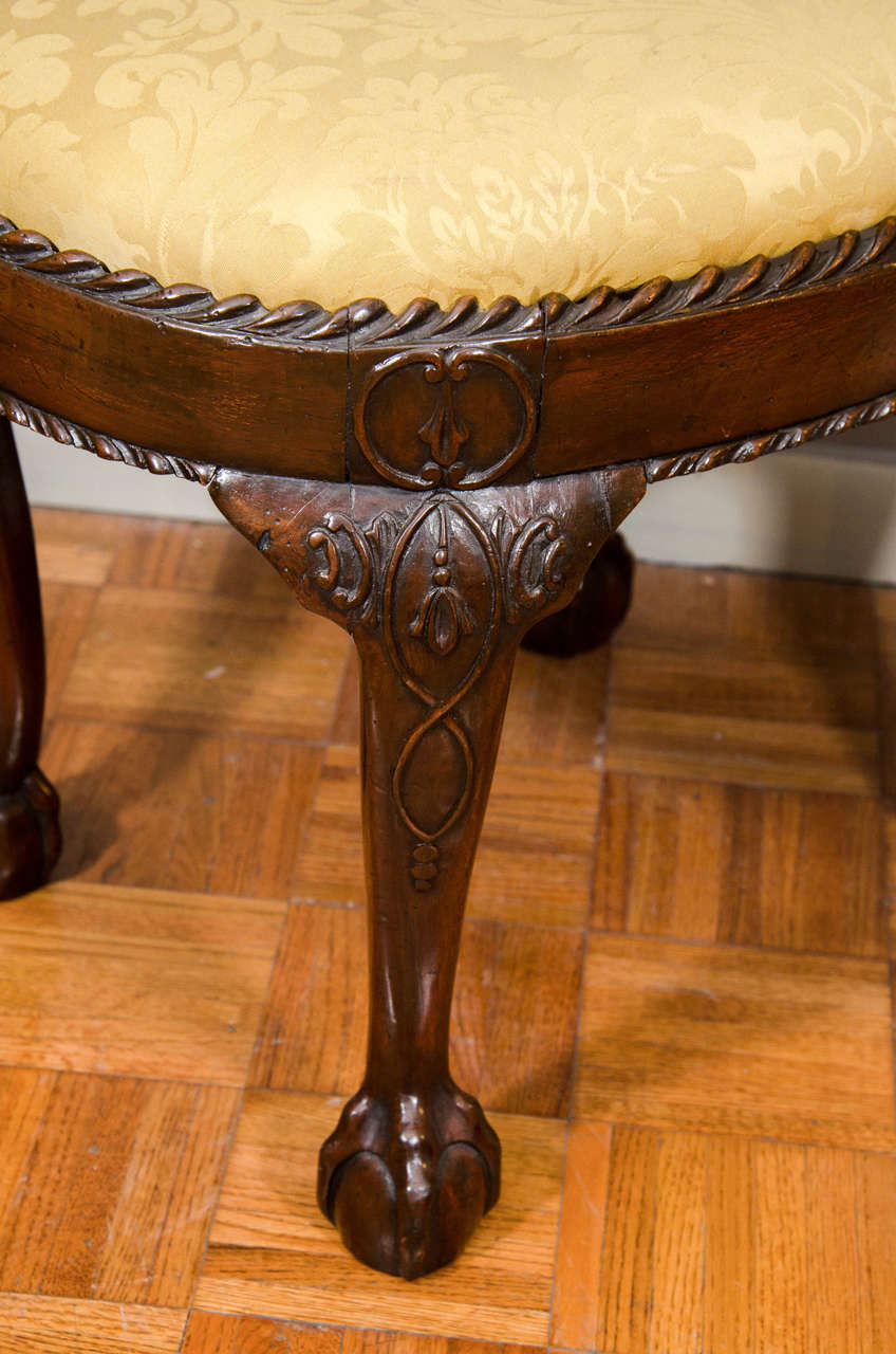 Pair of Late 19th Century Stools In Excellent Condition For Sale In New York, NY