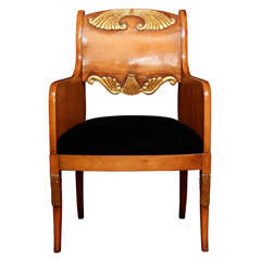 Art Nouveau style armchair