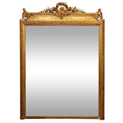 Large Louis XVI empire revival style Mirror