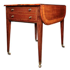 George III Harlequin Pembroke Table