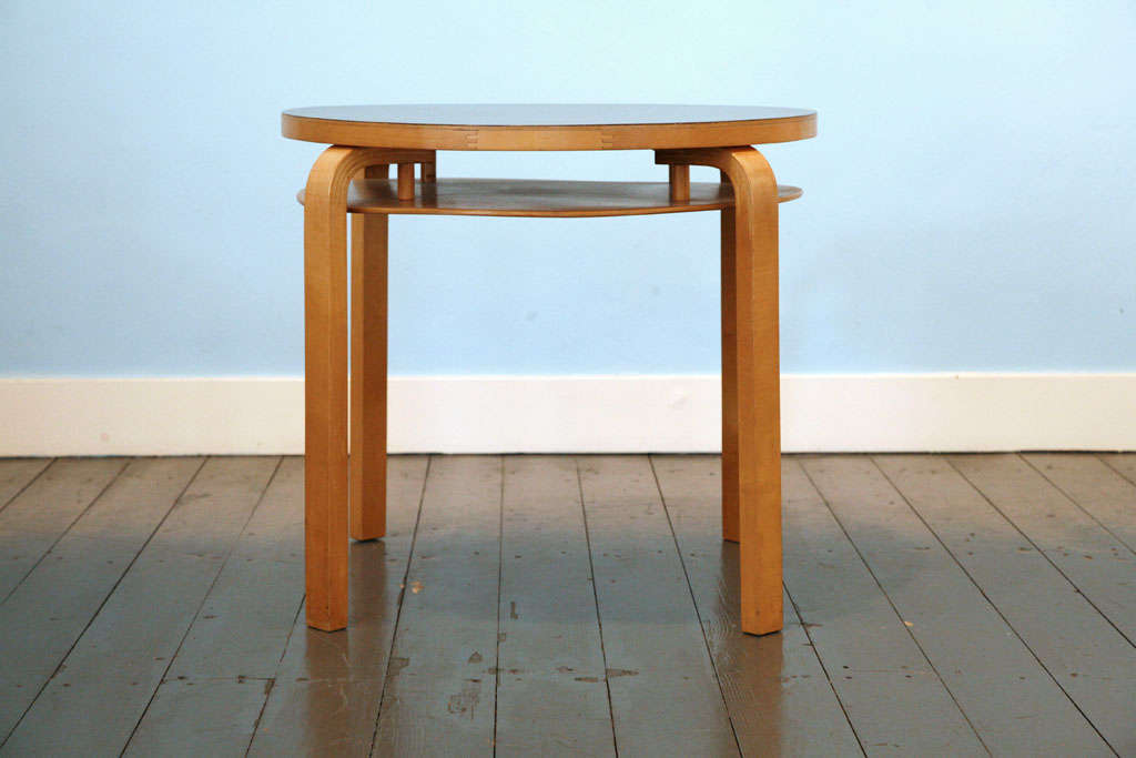 Mid-20th Century Two-Tier Table from Alvar Aalto