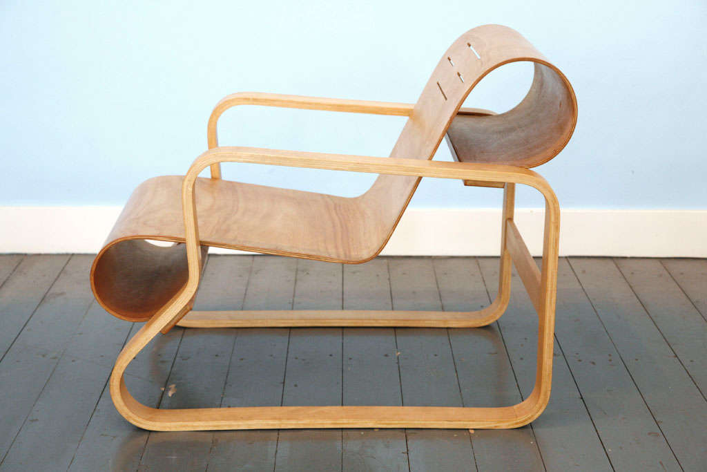 Finnish Paimio Lounge Chair nr 41 by Alvar Aalto