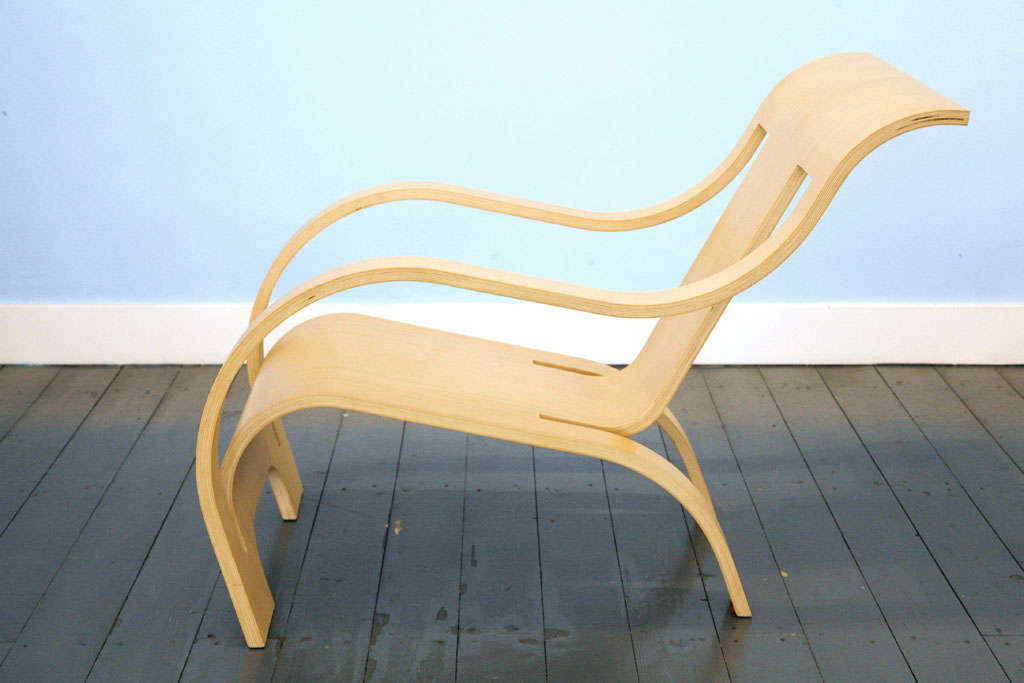 Plywood Lounge Chair by Gerald Summers In Excellent Condition For Sale In Amsterdam, NL