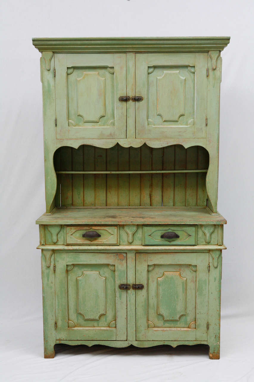 American Painted Pine Cupboard