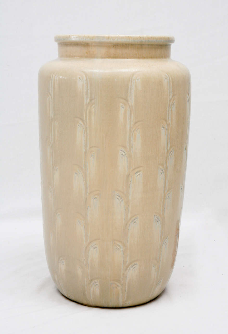 Monumental Saxbo Floor Vase In Excellent Condition In Los Angeles, CA