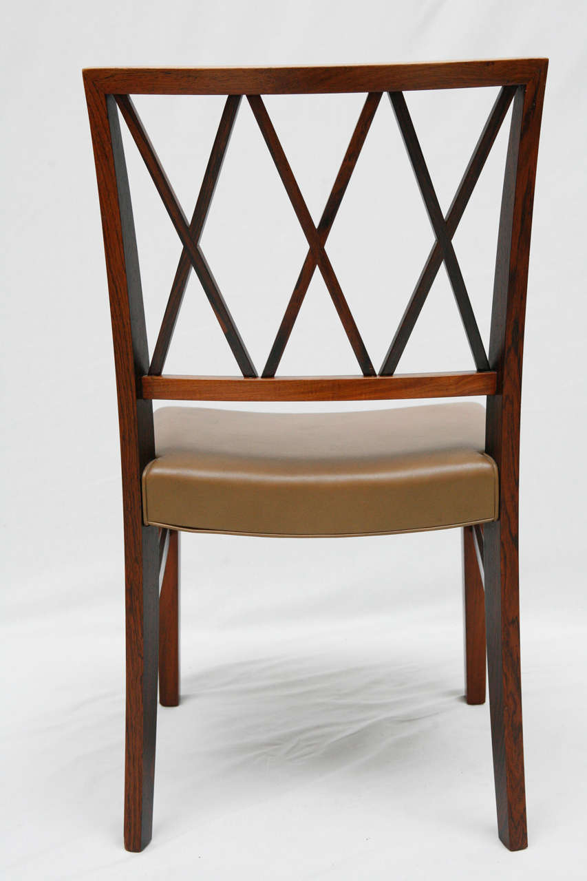 6 Rosewood Ole Wanscher Dining Chairs 1