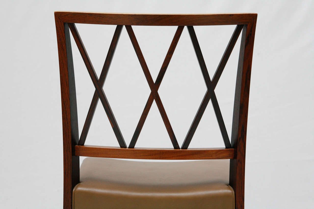 6 Rosewood Ole Wanscher Dining Chairs 3