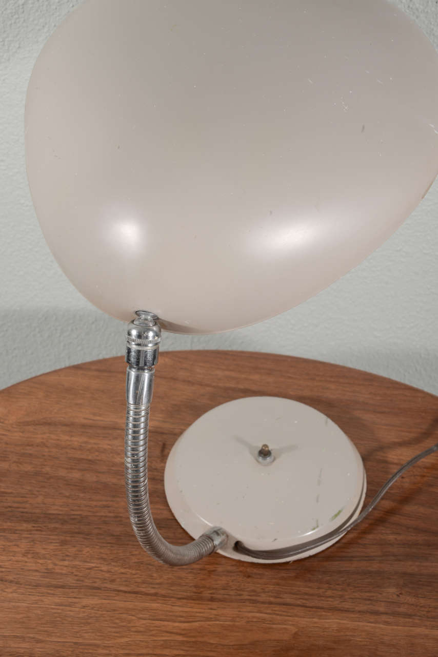 Enameled Greta Grossman Cobra Lamp for Ralph O. Smith, Burbank, CA For Sale