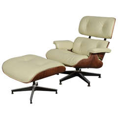 Rosewood Eames Lounge and Ottoman