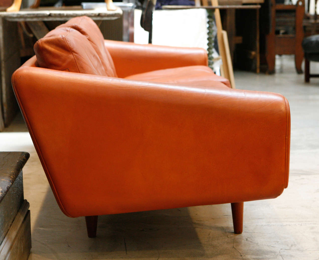 Illum Wikkelso 3-Seater , Denmark 1960 In Excellent Condition In Los Angeles, CA