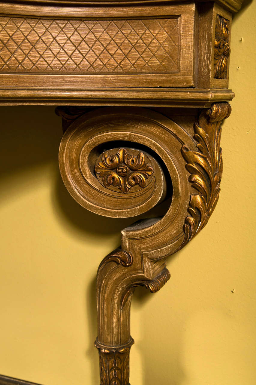 French Louis XVI Style Marble-Top Console by Jansen