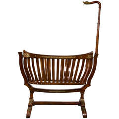 Used 19th Century French Empire Baby Cradle