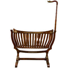 19th Century French Empire Baby Cradle