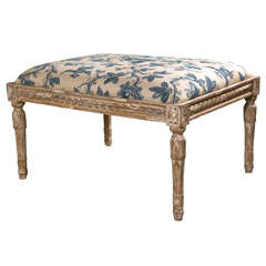 French Louis XVI Style Foot Stool by Jansen
