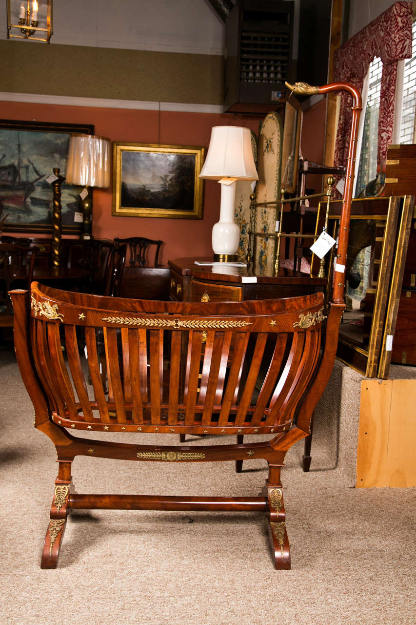 19th Century French Empire Baby Cradle at 1stDibs