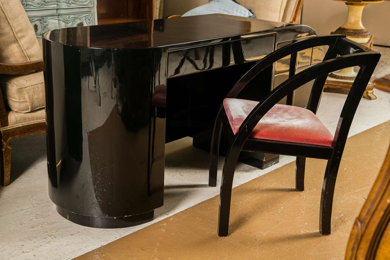 Art Deco Style Table and Chair at 1stDibs