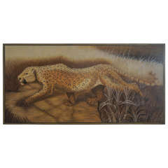 Large Leopard Painting