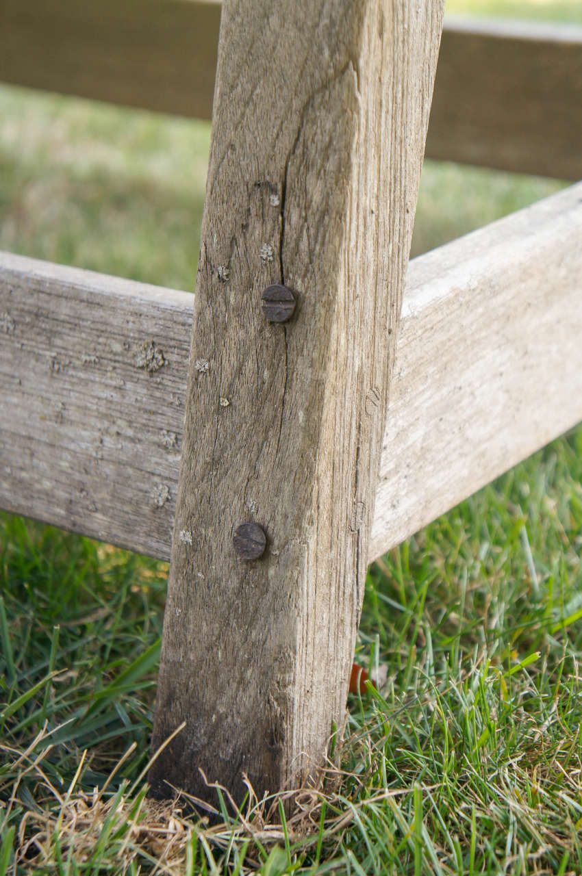 Mid-20th Century Fine English Vintage Lutyens Bench Made in Teak