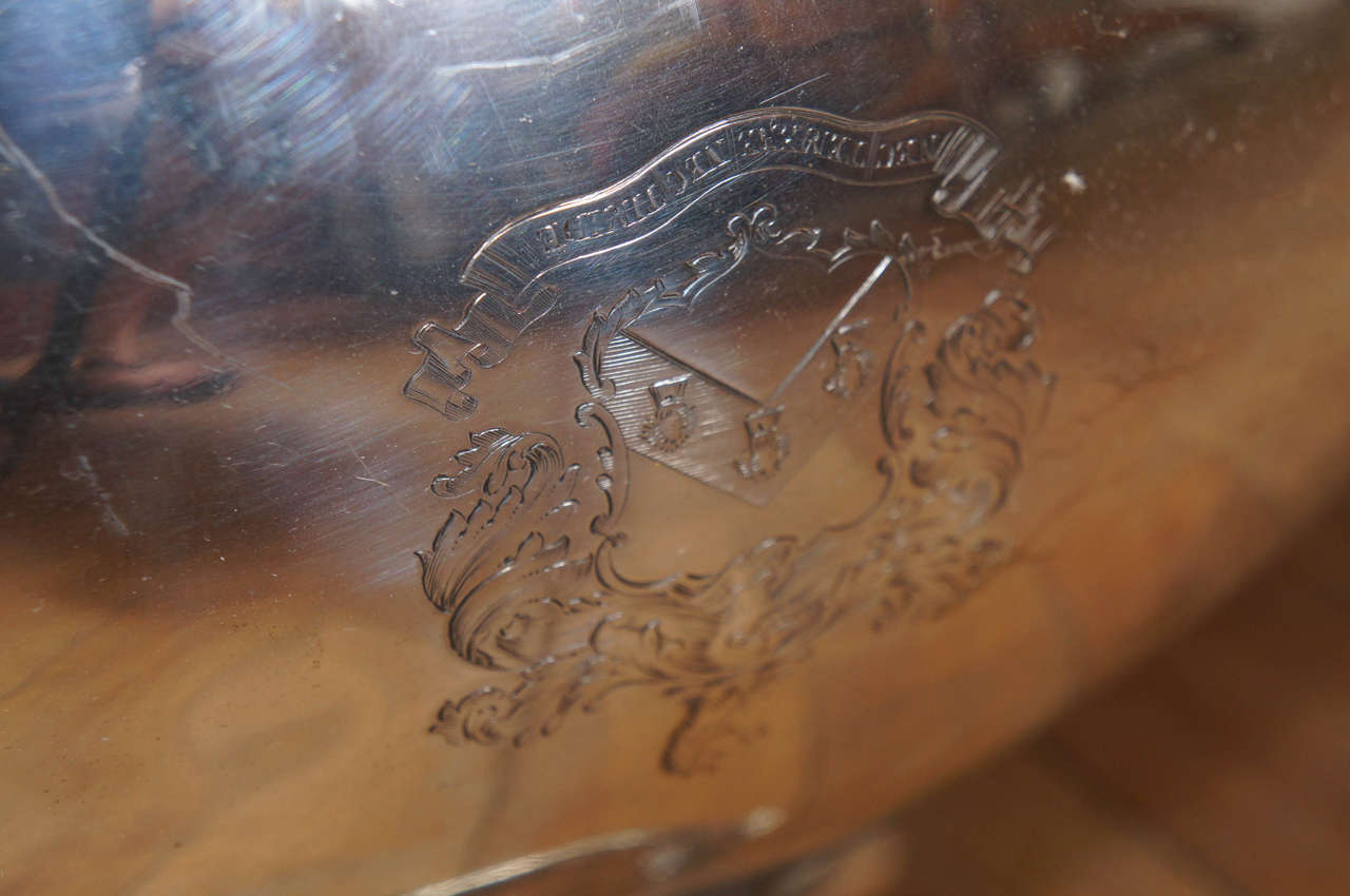 Pair of 19th Century Georgian Silverplate English Wall Planters 1