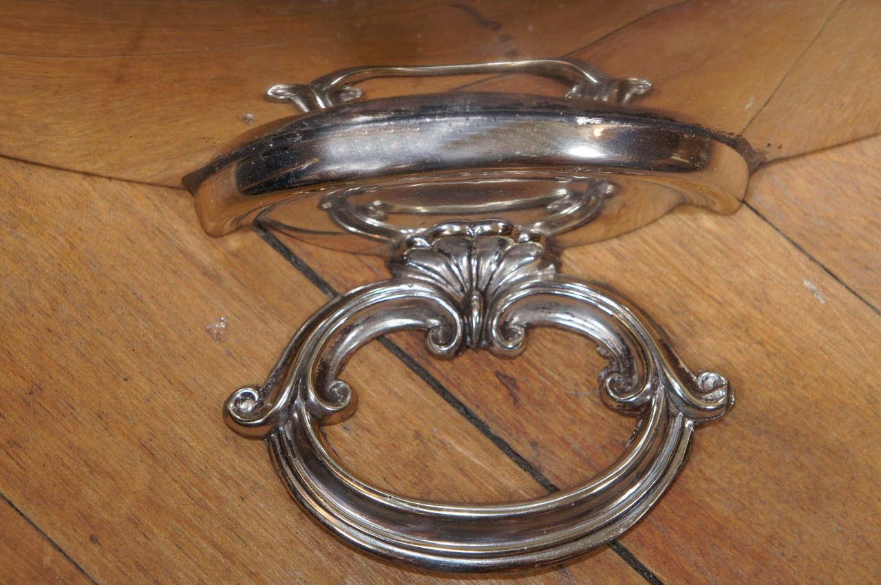 Pair of 19th Century Georgian Silverplate English Wall Planters 2
