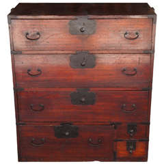 Late 19th Century Japanese Tonsu