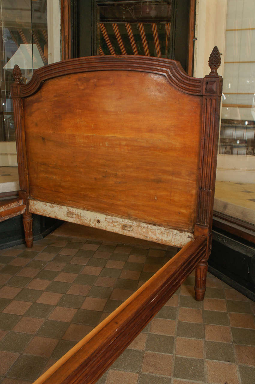 French Louis XVI Period Walnut Alcove Bed