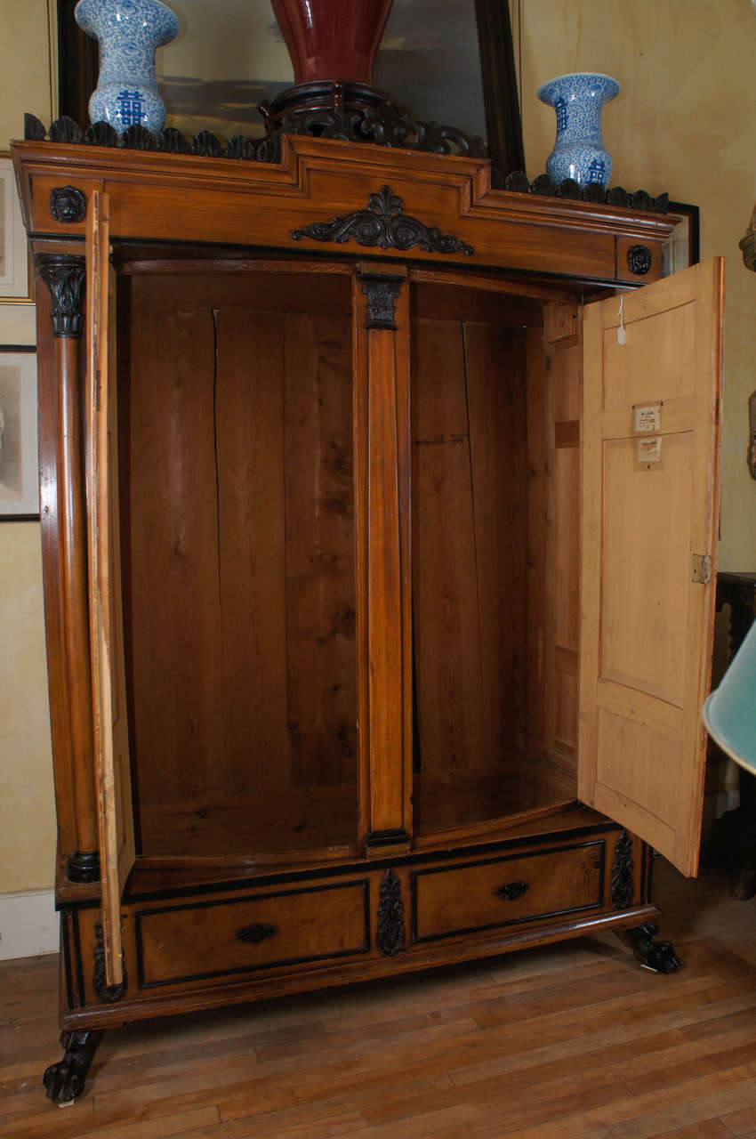 Fine 19th Century Swedish Paint Decorated Neoclassic Wardrobe 2