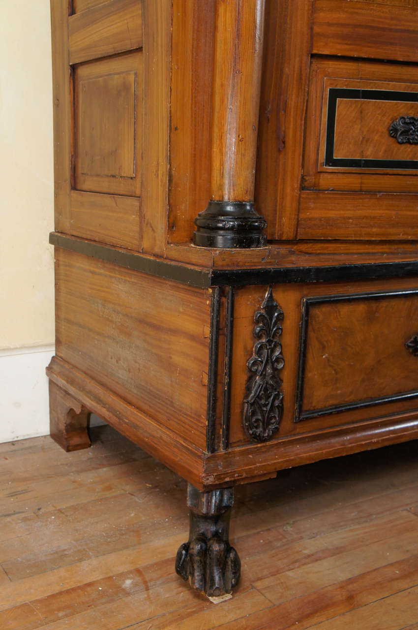 Fine 19th Century Swedish Paint Decorated Neoclassic Wardrobe 3