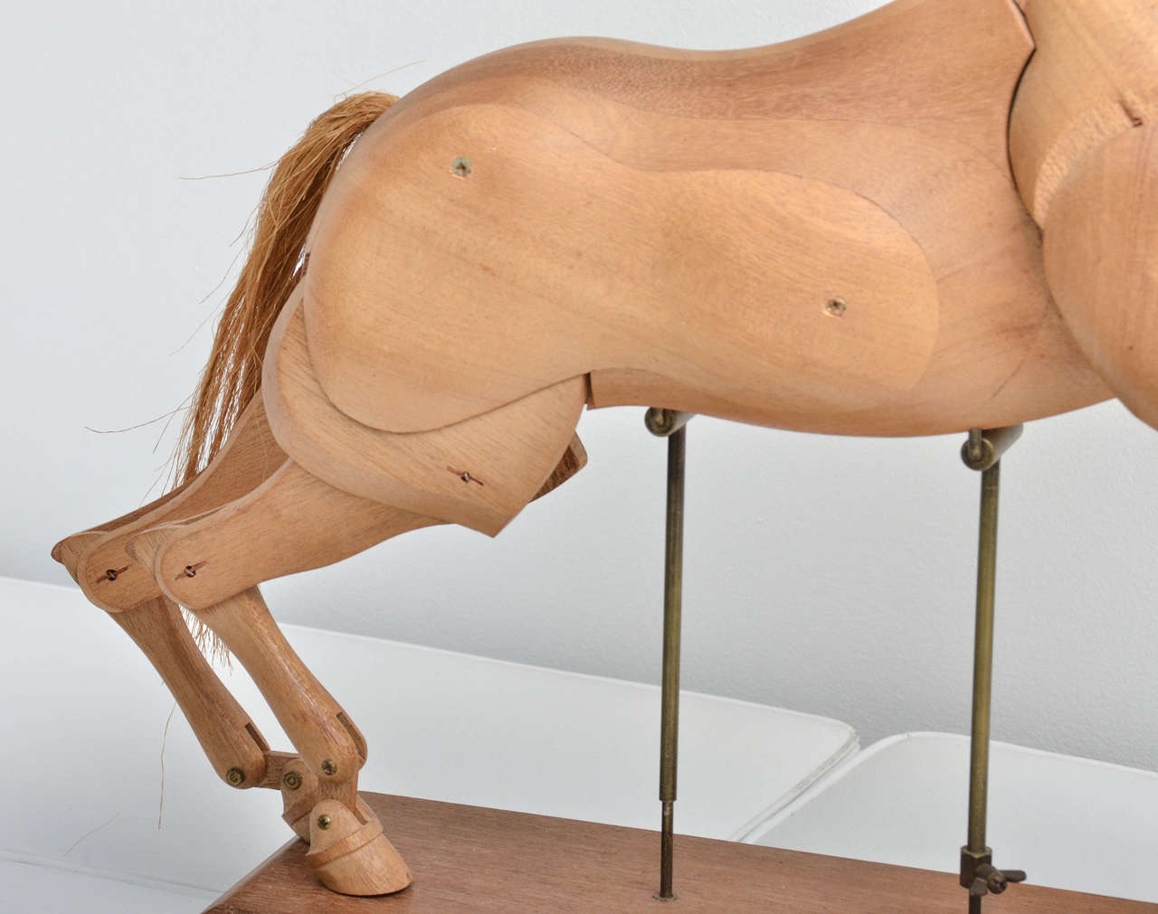 Artist's Wooden Sculptural Model Horse For Sale at 1stDibs artist