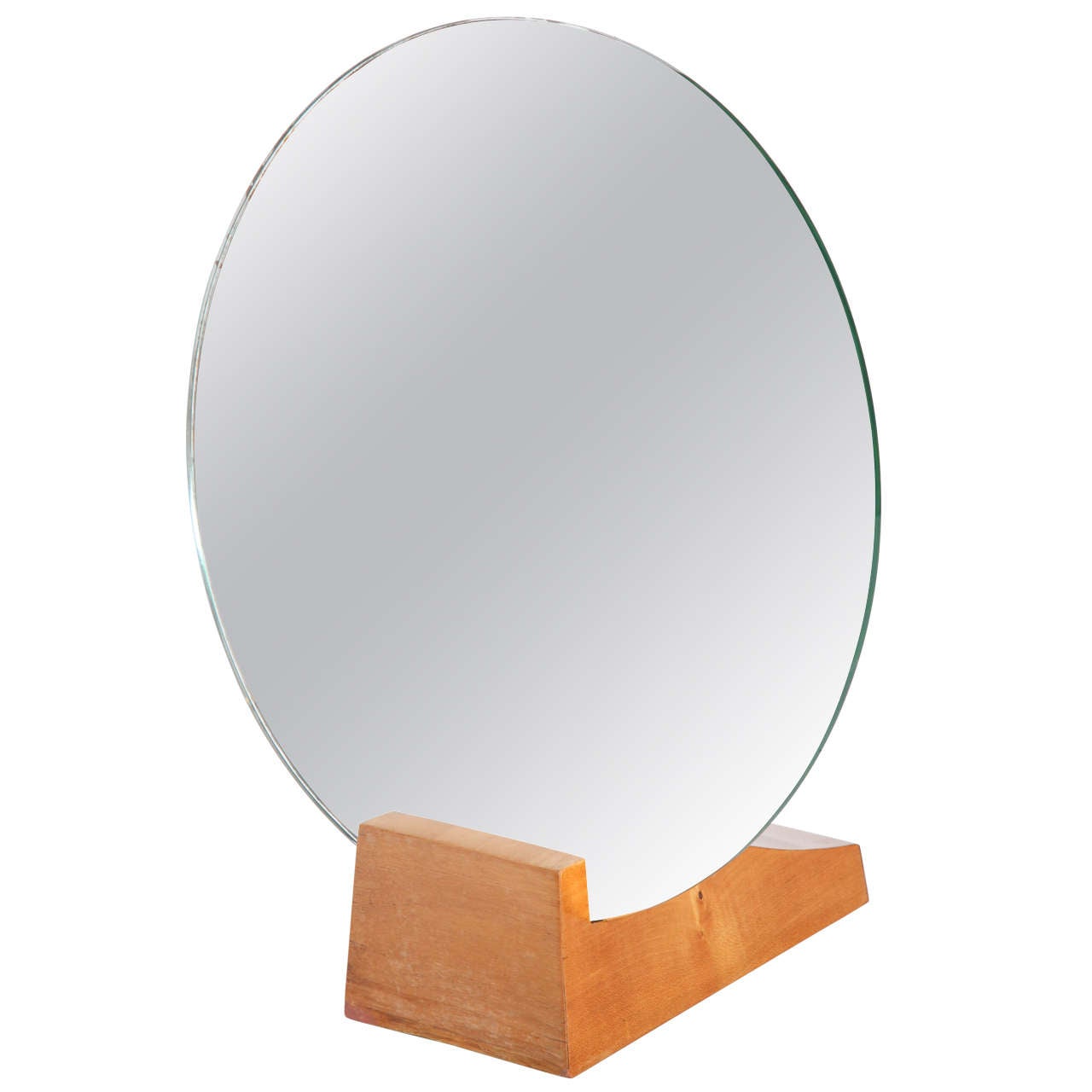 Émile-Jacques Ruhlmann, Sycamore Table Mirror, France, C. 1928