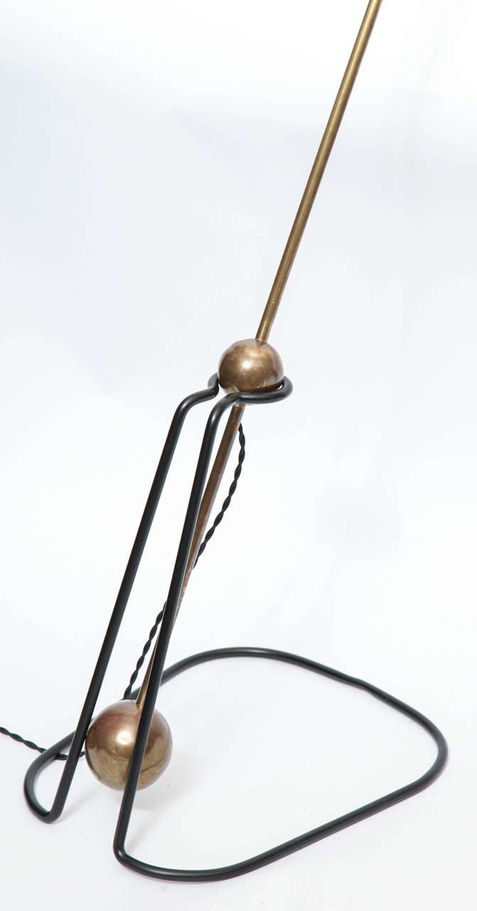 French Articulated  Counter Balance Floor Lamp by Pierre Guariche 2
