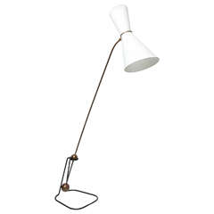 French Articulated  Counter Balance Floor Lamp by Pierre Guariche