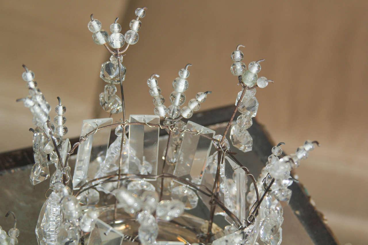 Crystal Crown of Vintage and Antique Crystal Beads and Crystals, 1950s or Earlier 2