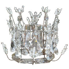 Crystal Crown of Vintage and Antique Crystal Beads and Crystals, 1950s or Earlier