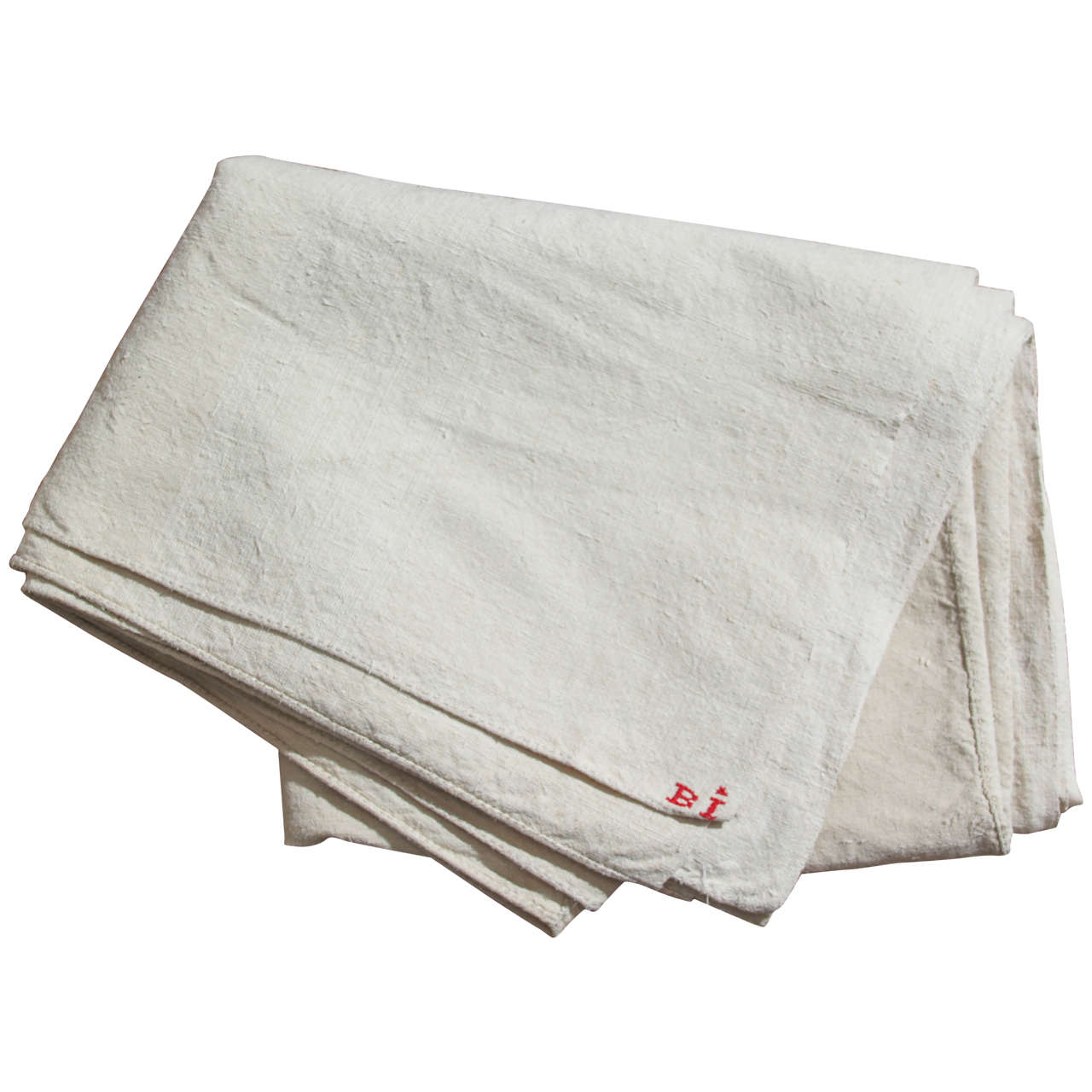 Heavy Linen French Sheet at 1stdibs