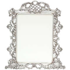 Beautiful All-Sterling Silver Picture Frame